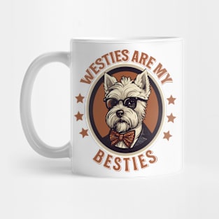 Westies are My Besties West Highland White Terrier Mug